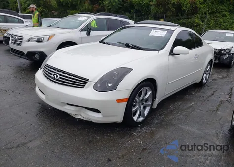 2003 Infiniti G35 Base W/Leather from USA, damaged, VIN JNKCV54E73M202380